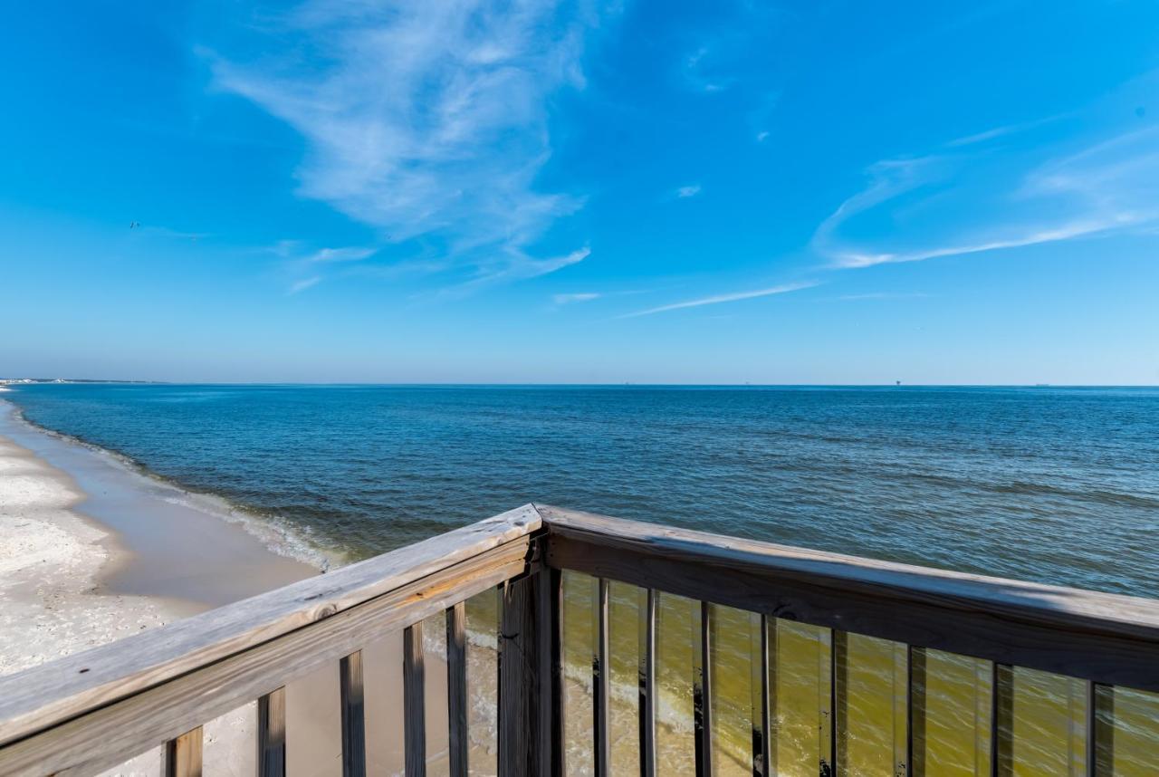 Sun Spot - True Gulf Front Private Home With Lovely Gulf Side Deck, Home ドーフィン・アイランド エクステリア 写真