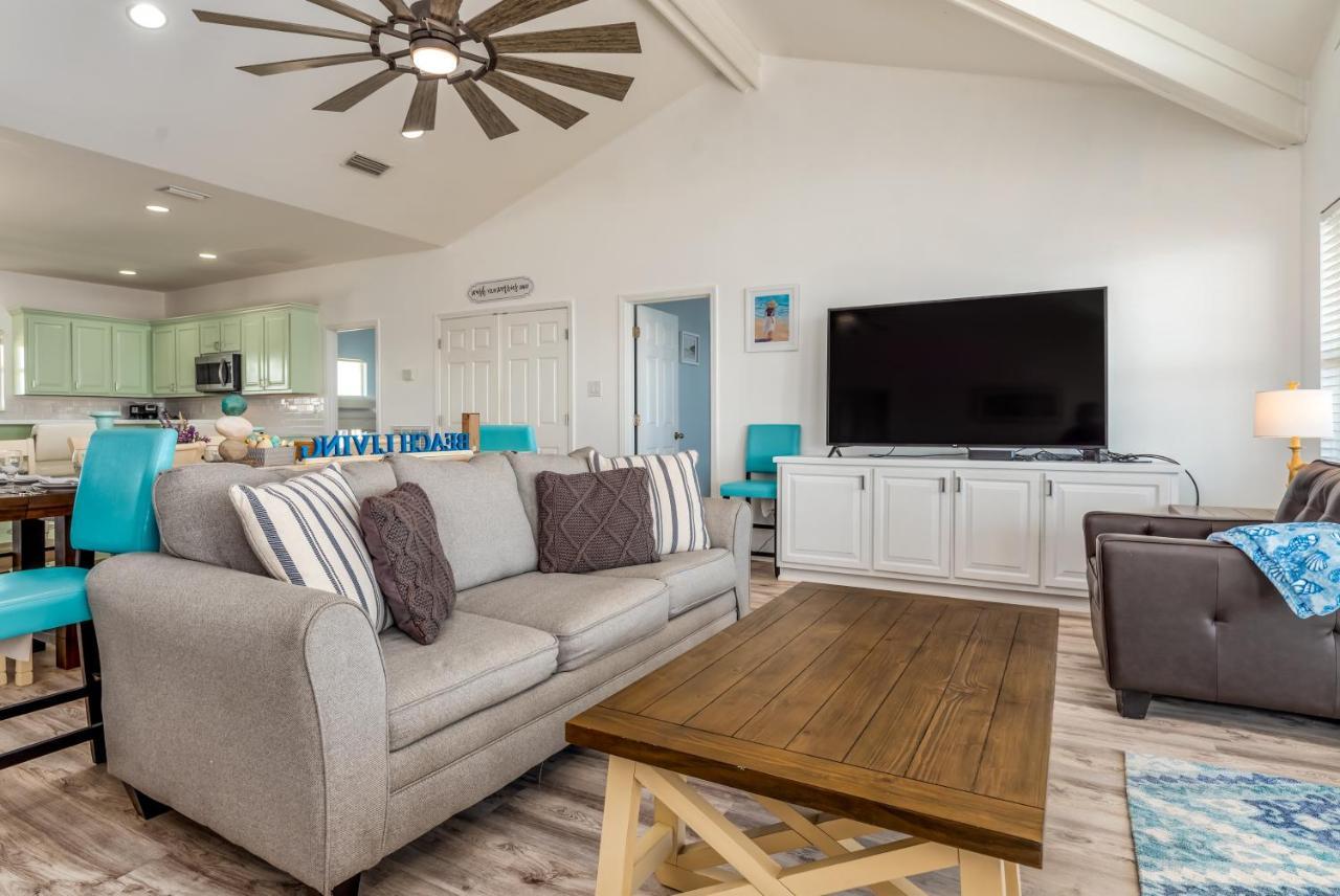 Sun Spot - True Gulf Front Private Home With Lovely Gulf Side Deck, Home ドーフィン・アイランド エクステリア 写真