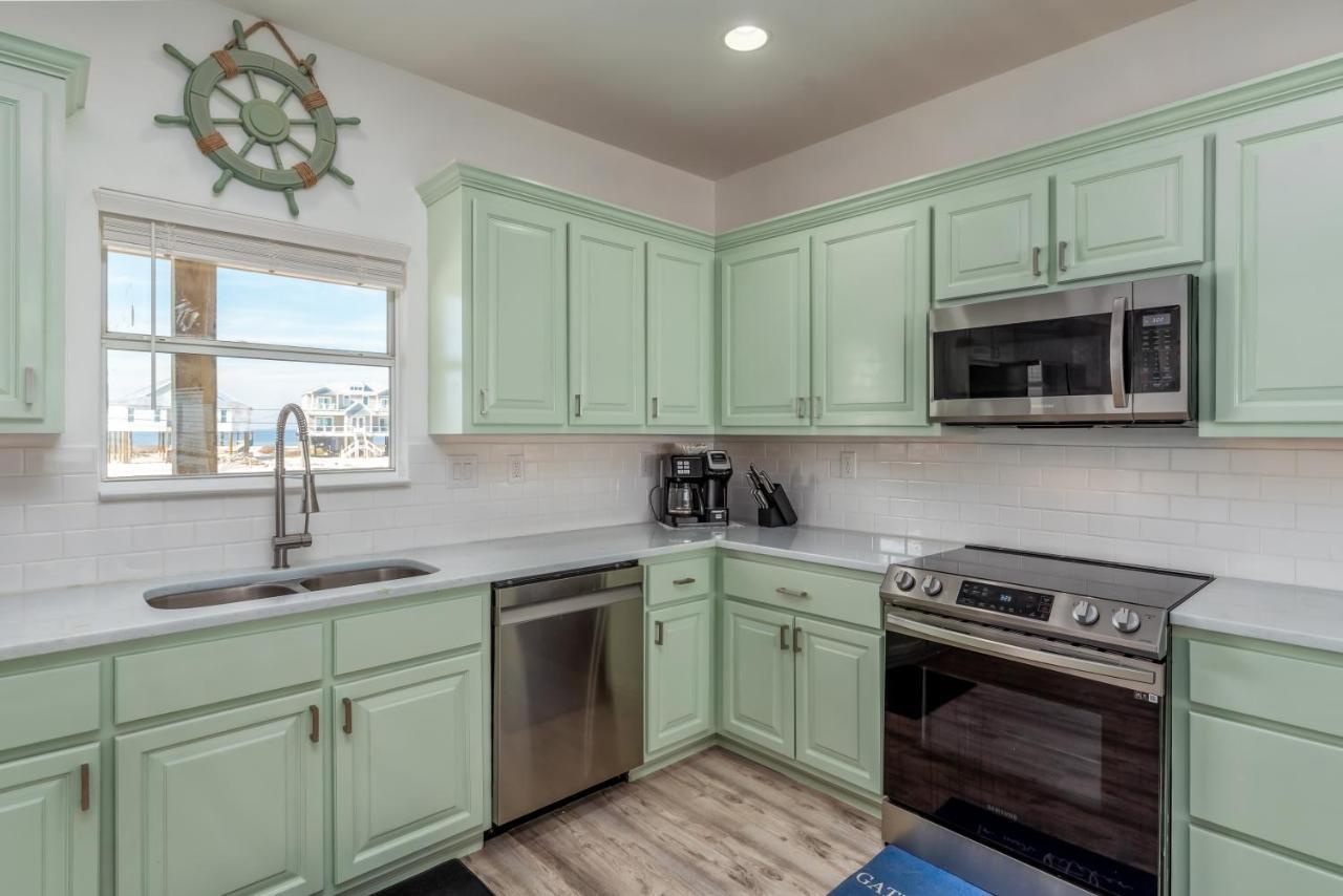 Sun Spot - True Gulf Front Private Home With Lovely Gulf Side Deck, Home ドーフィン・アイランド エクステリア 写真